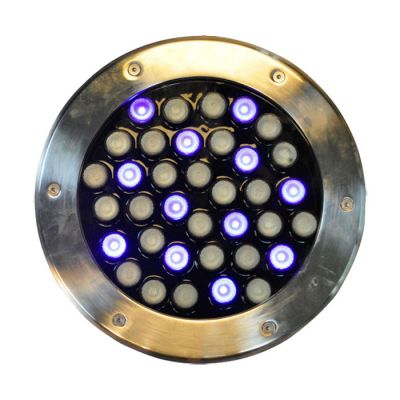 โคมไฟใต้ดินหรือโคมไฟฝังพื้น (   LED   )  RGB ,  36X1  วัตต์  ---36X1W RGB Underground LED Lamp