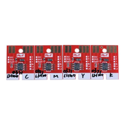 ชิปถาวรสำหรับตลับหมึก    UV    Mimaki  LH100-0371  ( 4สี /CMYK ) --- Chip Permanent for Mimaki LH100-0371 UV Cartridge 4 colors CMYK