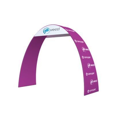 ซุ้ม สำหรับงานออกบูธ ,งานจัดแสดงสินค้า ฯลฯ ,วัสดุผ้ายืด ---Fabric Tension Singular Arch Banner Display