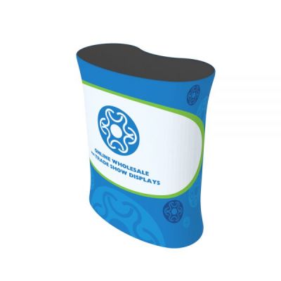 เค้าเตอร์ผ้าแบบโค้ง  Curved Fabric Tension Counter
