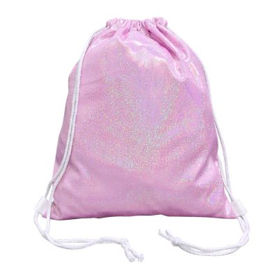 17.7" x 13.4" Sublimation Glitter Polyester Drawstring Bag