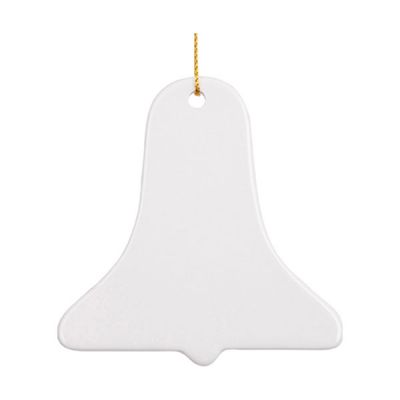 3" Bell Ceramic Ornament