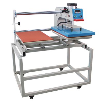 70*90cm Up-Slide Pneumatic Double Station Heat Transfer Machine 