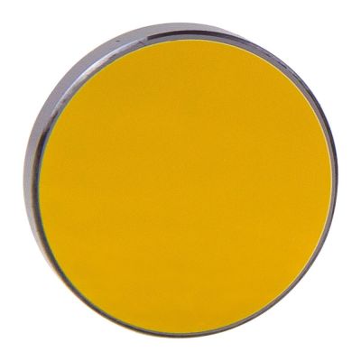 Silicon Reflection Mirrors for Engraving and Cutting with Gold-plating, Dia.25mm x 3mm