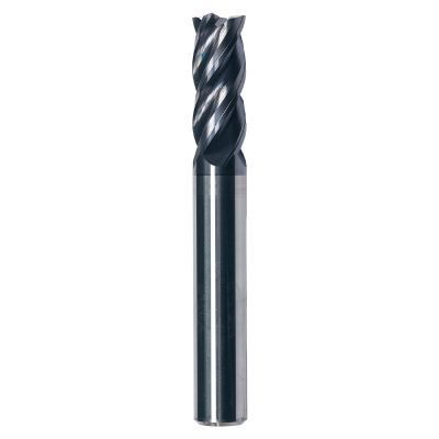 Reinforced Purpose 4-Edge Milling Cutter nACo3 Coating