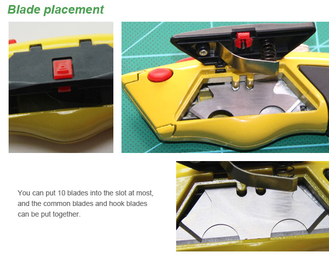 Blade placement