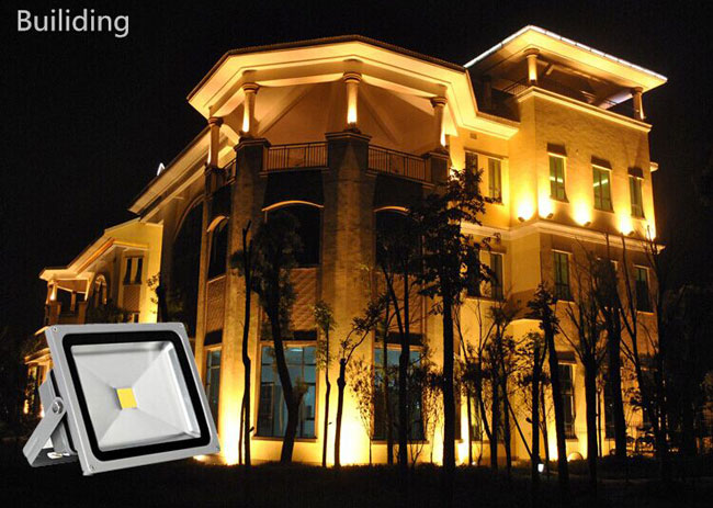 10W LED Flood Light Outdoor Landscape Lamp application 3