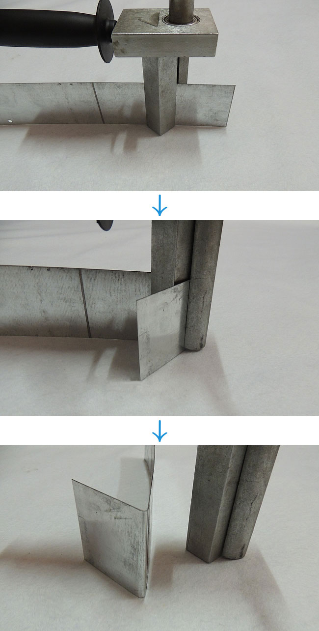 Metal Letters Bender Bending Tools usage