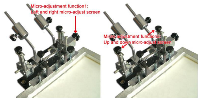 1-1 Micro Adjustable Screen Press Head