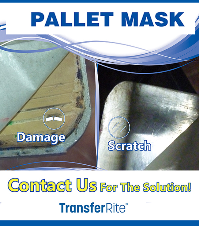 TransferRite Medium Tack Pallet Tape for Platen Masking - 48 inch x 100yd Roll