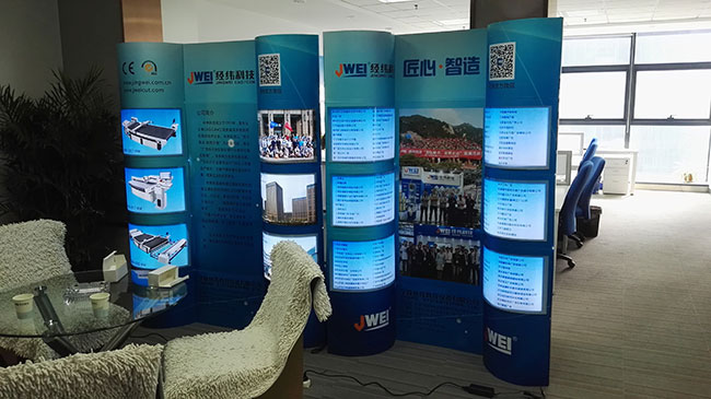 ECO Foldable Quick Installation Paper Bespoke Graphics Four-layer Light Box Cardboard Column for Promotion High Quality