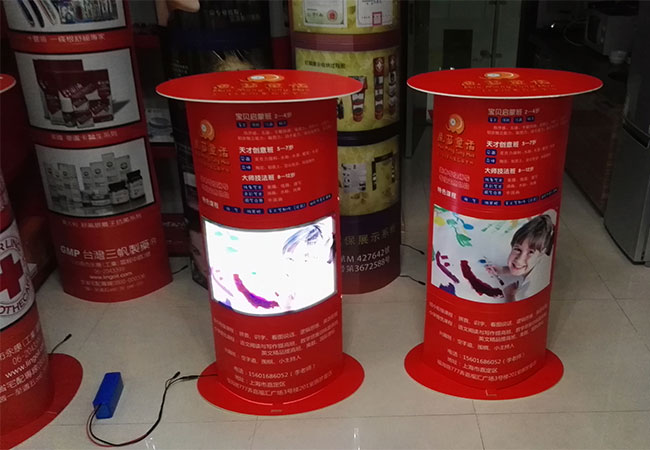 Custom Graphics and Quick Installation Display Counter of One Layer Light Box for Advertising