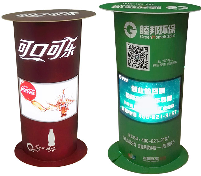 Custom Graphics and Quick Installation Display Counter of One Layer Light Box for Advertising