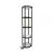 ทาวเวอร์แสดงผลแบบเกลียวอลูมิเนียมกลม 80 "แบบพกพาพร้อมชั้นวาง,ไฟด้านบนและแผงใส ---80" Round Portable Aluminum Spiral Tower Display Case with Shelves, Top light and Clear Panels