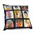 18" x 18" Sublimation Short Plush Photo Panel Pillow Covers with Black Back 10pcs