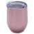 2PCS 12oz Rose Gold Stainless Steel Red Wine Tumbler Mugs with Sublimation Coating and Direct Drinking Lid