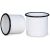 12oz Sublimation White Enamel Mug with Black Rim