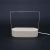 Ellipse Wooden Led Lamp Base USB Cable Switch Modern Night Light Acrylic 3D Led Night Lamp Assembled Base+Acrylic