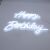 CALCA Happy Birthday Cold White Integrative Neon Sign for Birthday Party Decoration Size-18X7.05 inches+13.3X6.2 inches