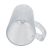 CALCA 24 Pack 16oz Clear Sublimation Glass Mugs Blanks Bulk Mugs with Thick Matarial