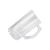 CALCA 24 Pack 16oz Clear Sublimation Glass Mugs Blanks Bulk Mugs with Thick Matarial