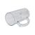 CALCA 24 Pack 16oz Clear Sublimation Glass Mugs Blanks Bulk Mugs with Thick Matarial