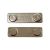 45*13 Metal Strong Magnetic Name ID Tag Badge Fastener Holder Card Tag, Silver