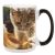 36Pack 15oz Black Glossy Magic Mug Custom Ceramic Mugs With Handle Color Change Sublimation Blanks Cups Ceramic Coffee Mug