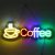 Coffee Neon Sign Decoration Size 40x15cm