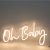 CALCA LED Neon Sign  Oh Baby Sign USB 5VDC  Size- 16.9X8.5inches (Warm white)