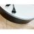 Double Side Round Black Acrylic LED Flat Light Box 
