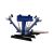 CALCA 4 Color Manual Screen Printing Press, Silk Screening Pressing DIY with 1 Station